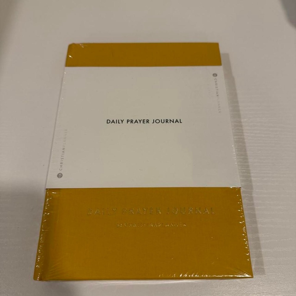 Christian Planner Daily Prayer Journal Aztec Gold Hardcover Notebook New